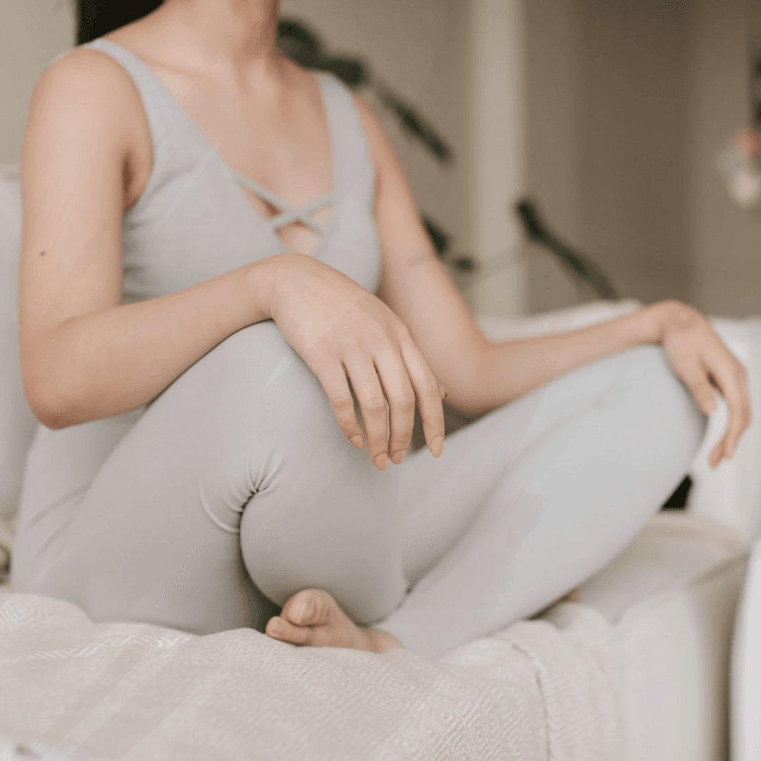 Peaceful meditation pose
